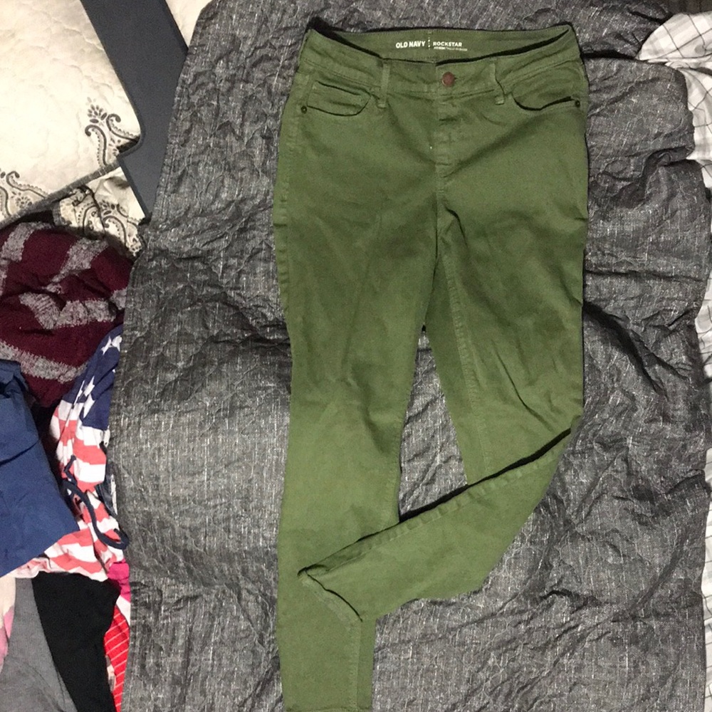 Olive Skinny Jeans